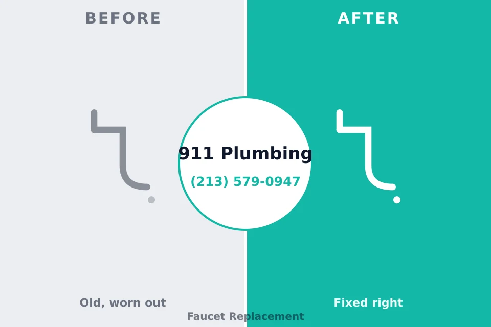 Before and after: plumbing company Arroyo Grande, CA